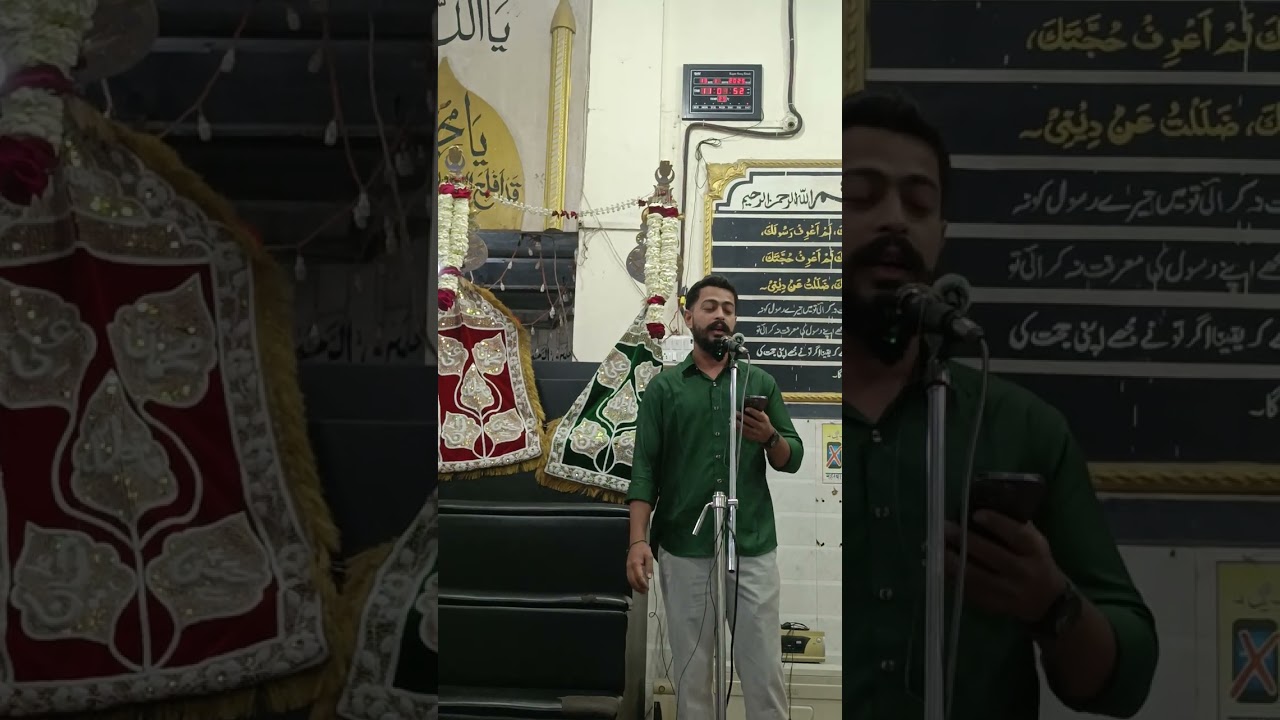 Jashn e Batool s.a / ShaireAihlebait Jb Zain Rizvi Sb @Khursheed e Aza #batool #molaali #imamhassan 