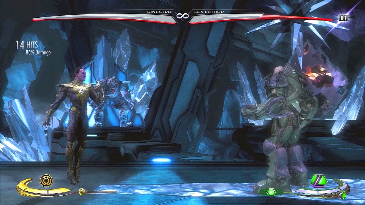 Sinestro Combos in Injustice: Gods Among Us for PS3/XBOX and WII U