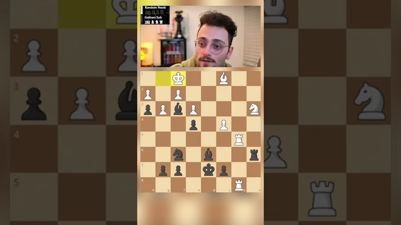 Wait    He actually Mated HIMSELF 😱 #chess #gothamchess