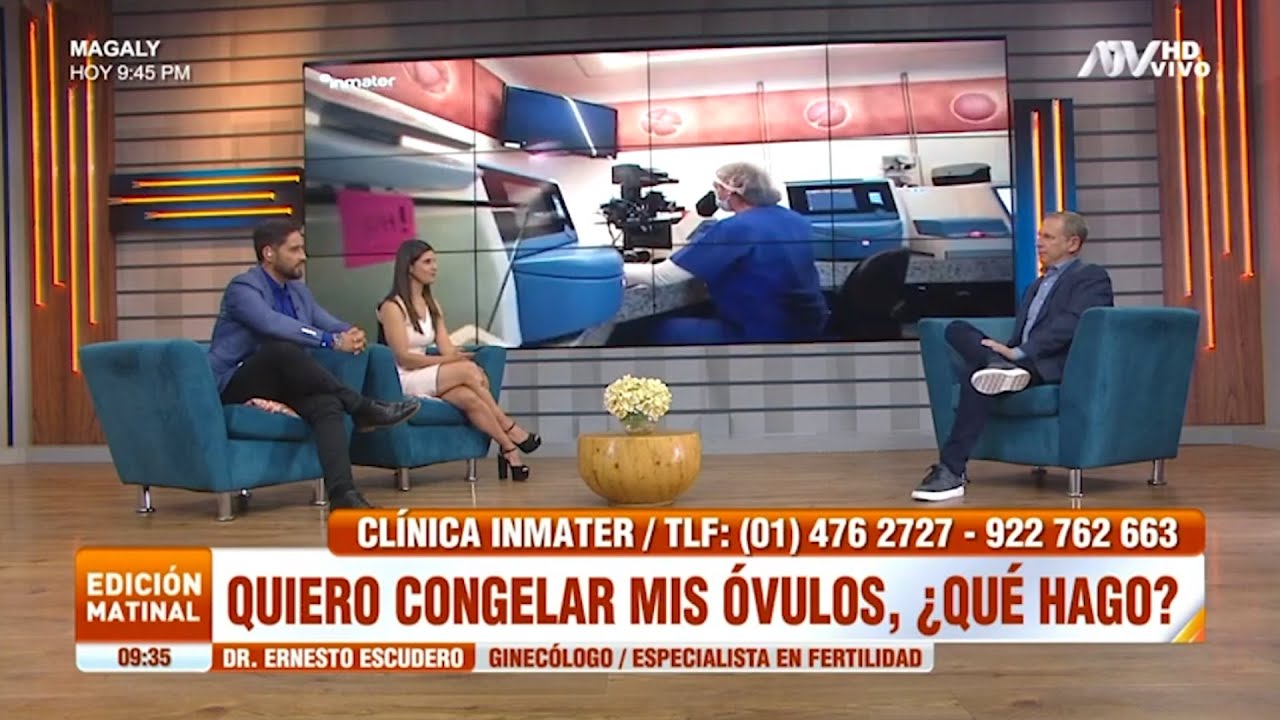 ¿Cuánto tiempo puedo congelar mis óvulos? I Dr. Ernesto Escudero en ATV Noticias