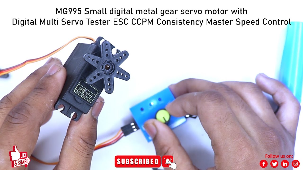 MG995 Small digital 180 degree metal gear servo motor