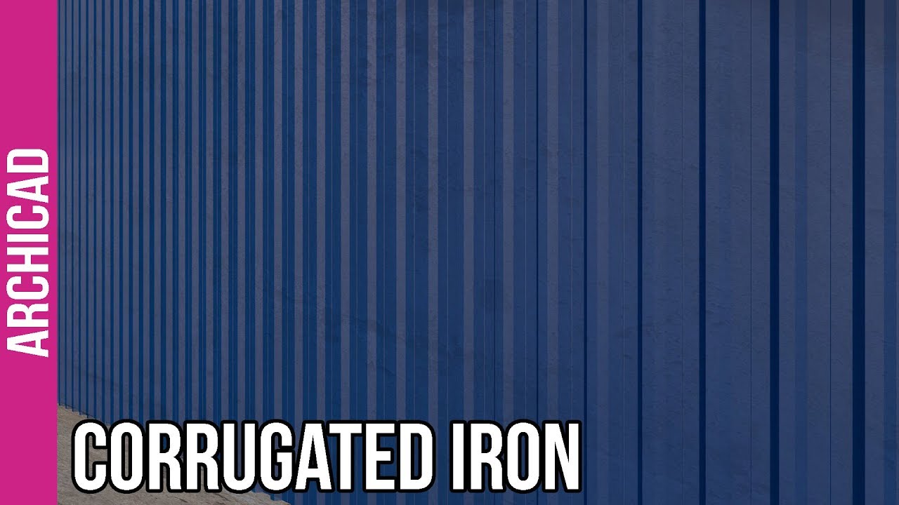 How to create anything in ArchiCAD: Corrugated Iron