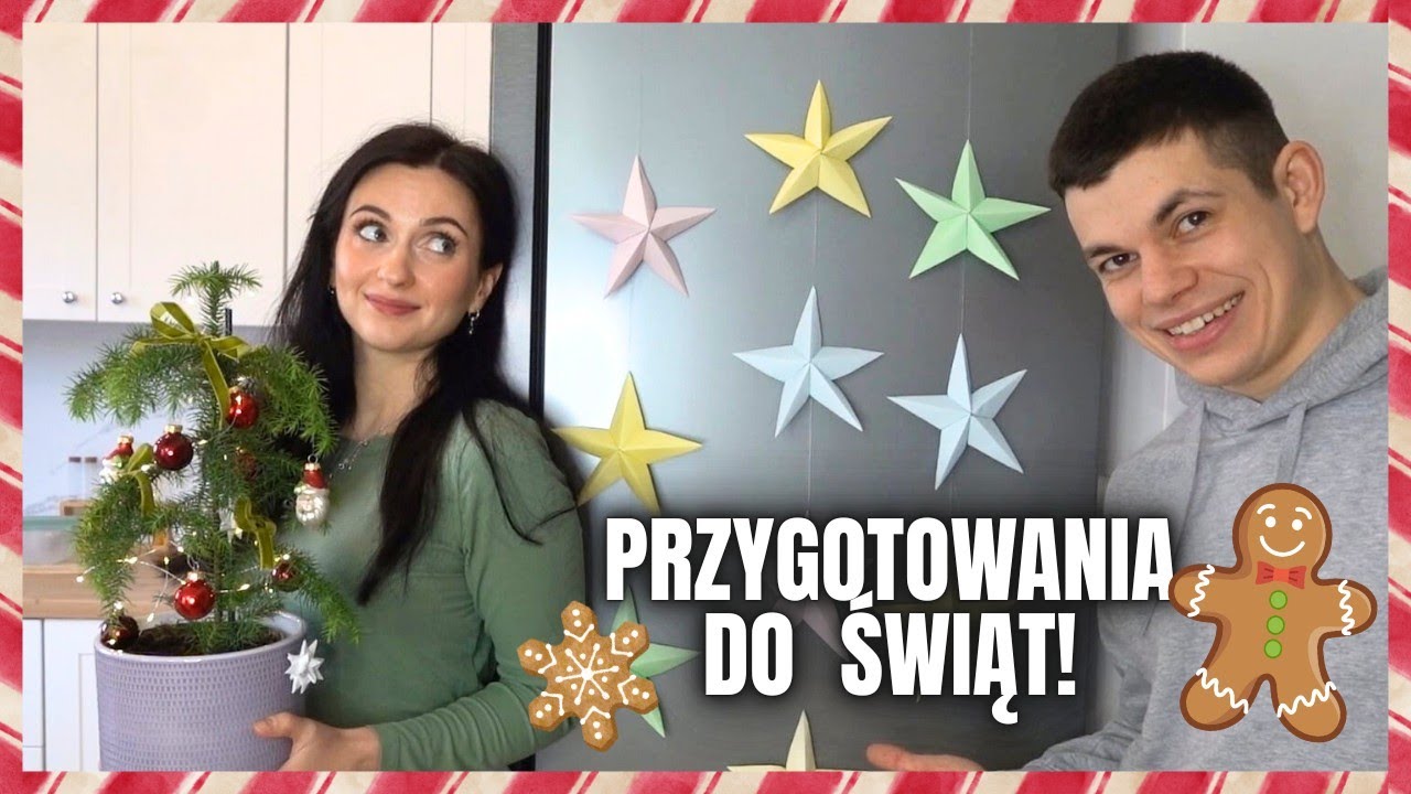 VLOGMAS 20 🎄 Pierniczki i papierowe ozdoby | ŚWIĄTECZNE PRZYGOTOWANIA ✨