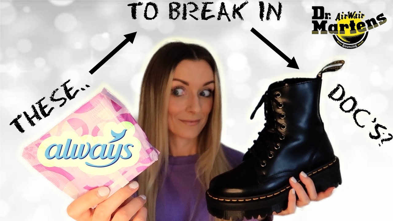 HOW TO: BREAK IN DR. MARTENS | No Blisters In ONE WEEK!!!!!!
