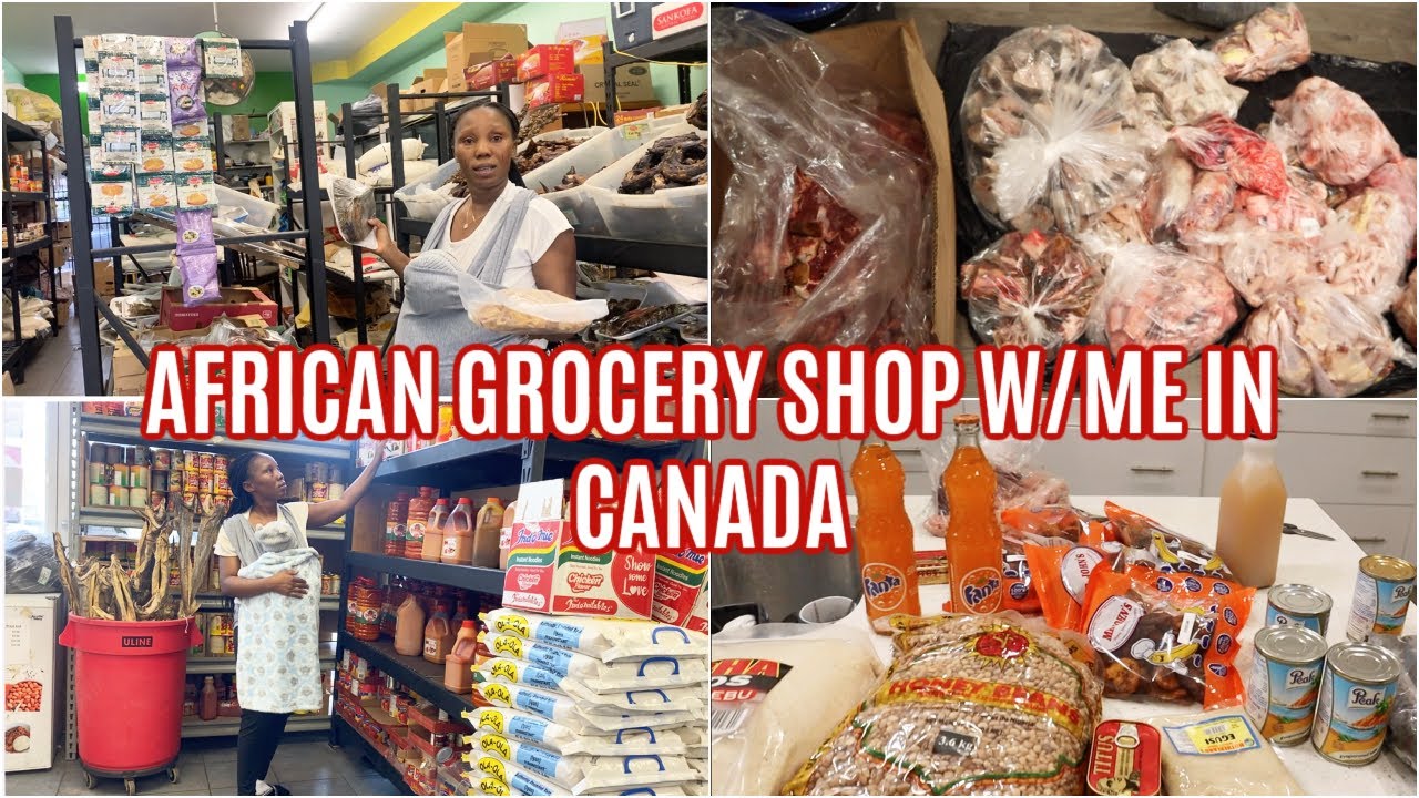 WHAT $1,100 AFRICAN GROCERY GETS ME FOR ONE MONTH IN TORONTO CANADA 2023 *NOT WHAT I EXPECTED