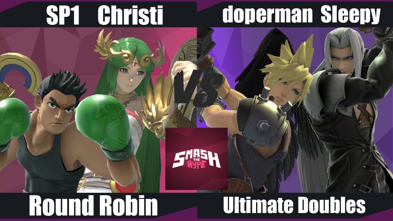 Smash the Hype - SP1 & Christi (Little Mac & Palutena) vs doperman & Sleepy (Cloud & Sephiroth) RR