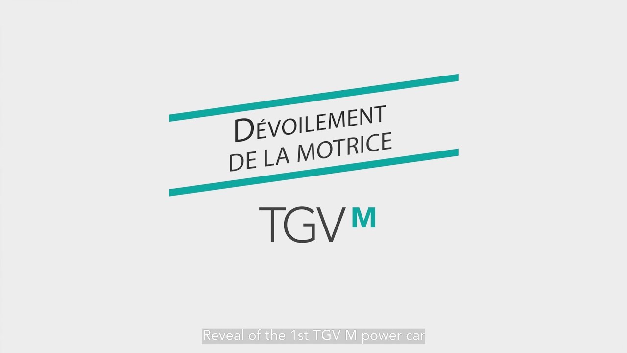 SNCF Voyageurs et Alstom dévoilent « la motrice » du TGV M