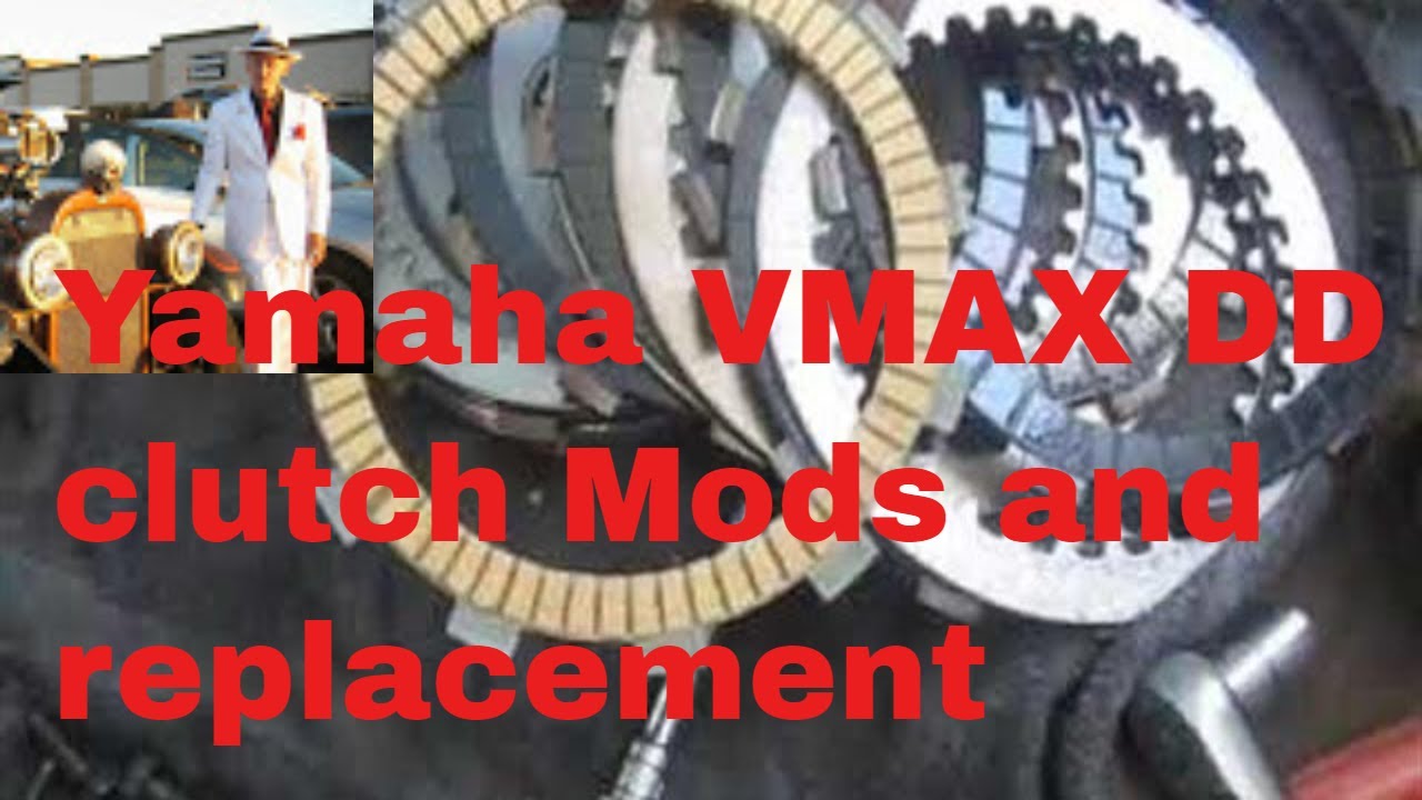 Yamaha VMAX how to replace clutch with DD modifications