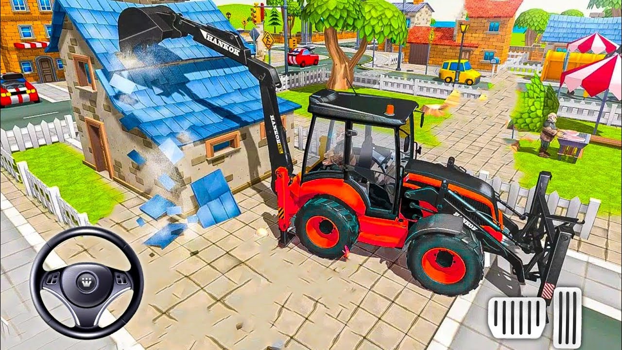 JCB Village Excavator: Rural Construction Simulator - Virtual Excavator Game - Android Gameplay