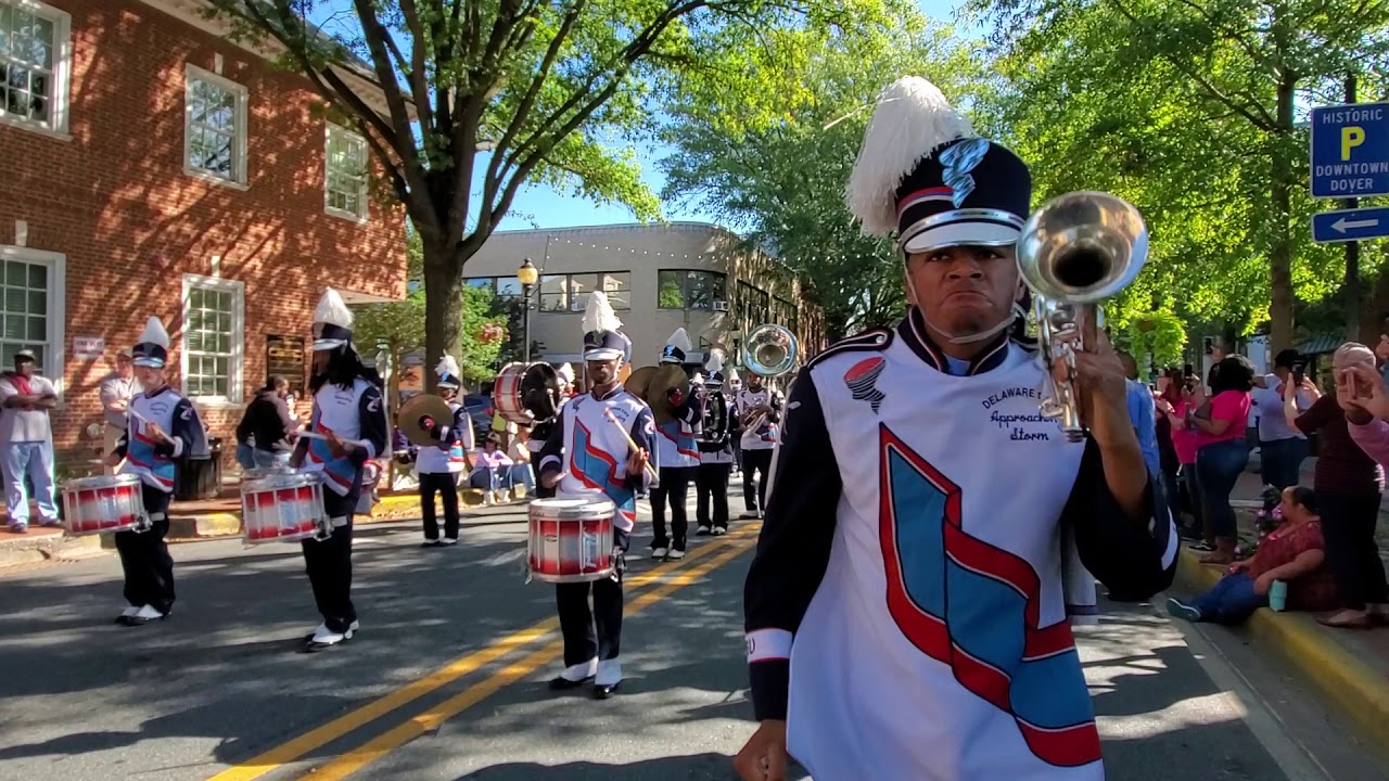 Delaware State University 2019 Homecoming Parade of the DSU Approaching Storm Marching  Band