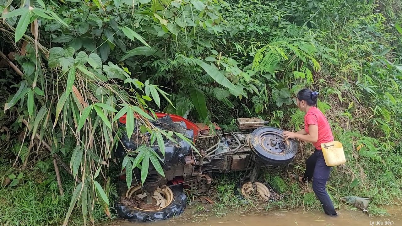 Can a tractor that has been submerged in water for a long time still work?