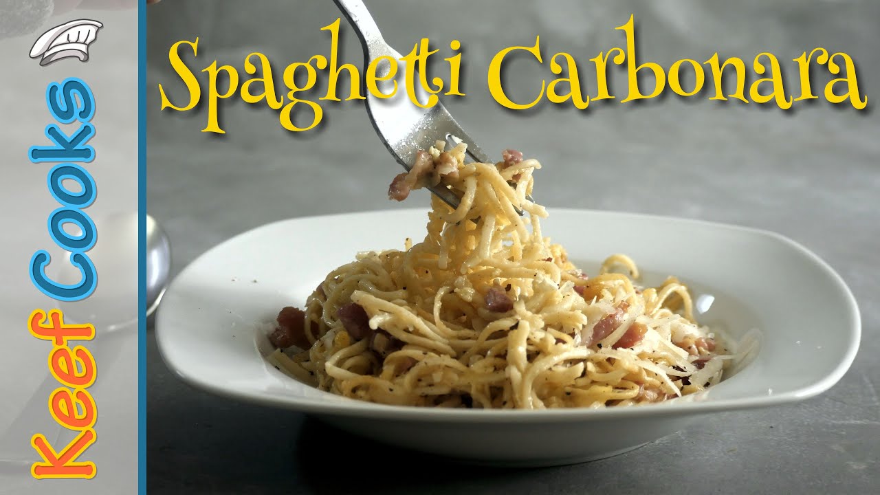 Spaghetti Carbonara | Homemade Spaghetti