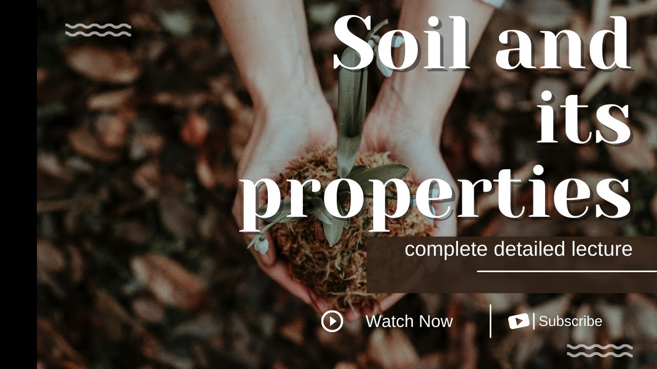 Soil types, composition and its properties in Detail