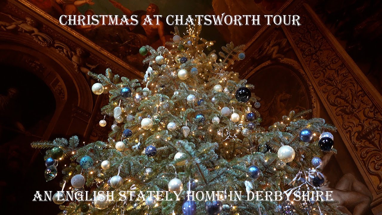 Chatsworth Tour at Christmas -wait for he Painted Hall.