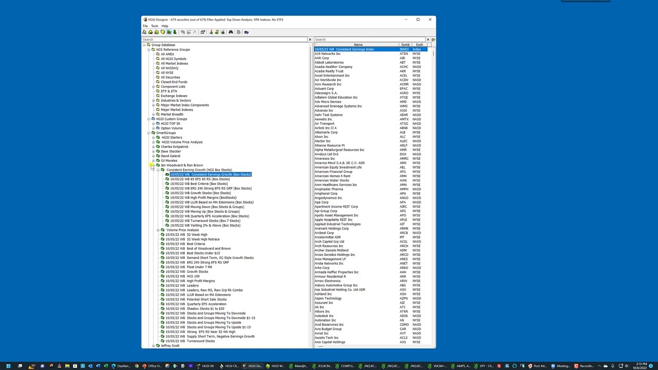 HGS Investor  Software, Office Hours Webinar, Oct. 6th, 2022, 1 Hour
