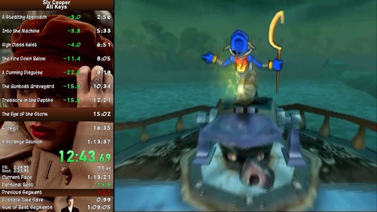 Sly Cooper all keys speedrun in 1:12:00