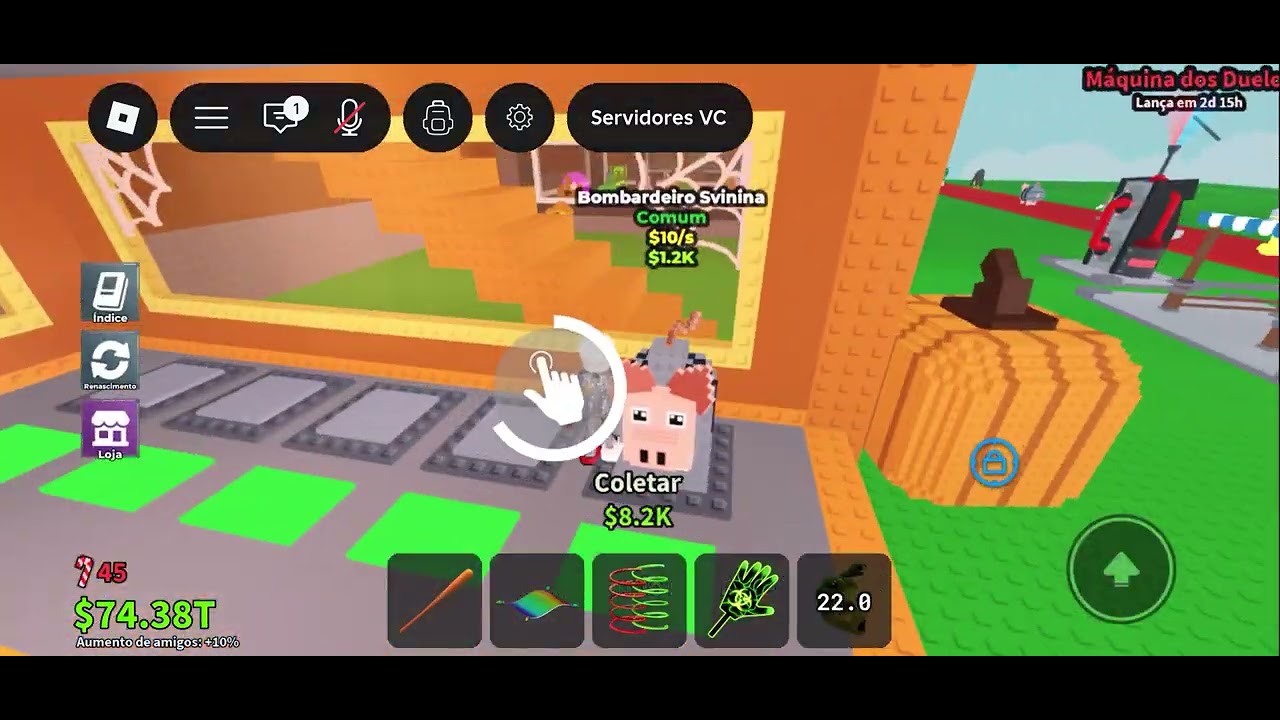 Jogando pvp