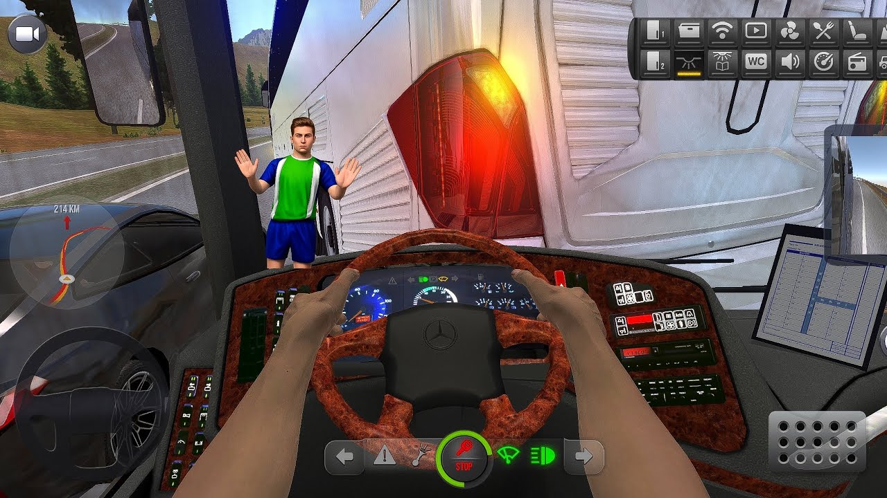 Bus Simulator : Ultimate | Accident 👮‍♂️ 🚨🚑 | Mercedes-Benz | Zuuks | Mobile Gameplay 