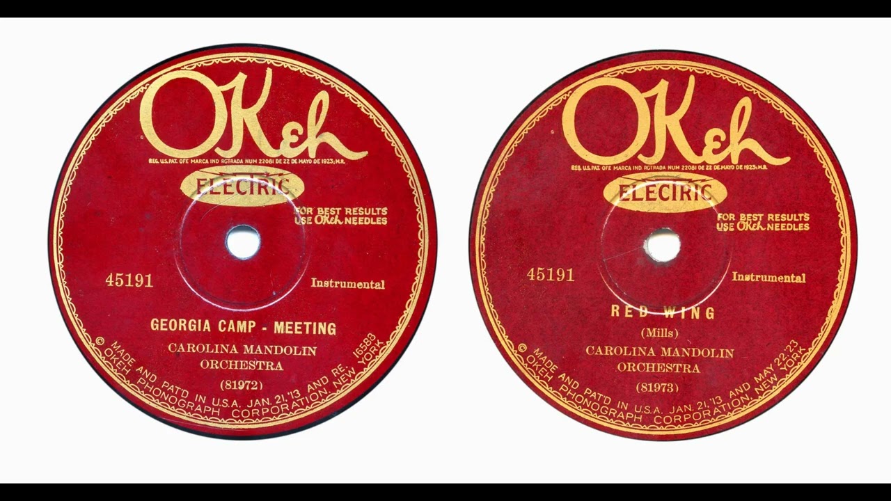 Carolina Mandolin Orchestra - At A Georgia Camp Meeting from 1927