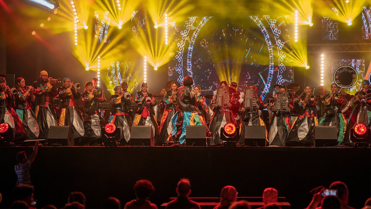 Les Toétché performance at Marrakech Folklore Days