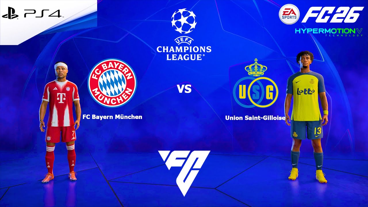 FC 26 PS4 - Bayern Munich vs Union Saint-Gilloise | UEFA Champions League 2025/2026
