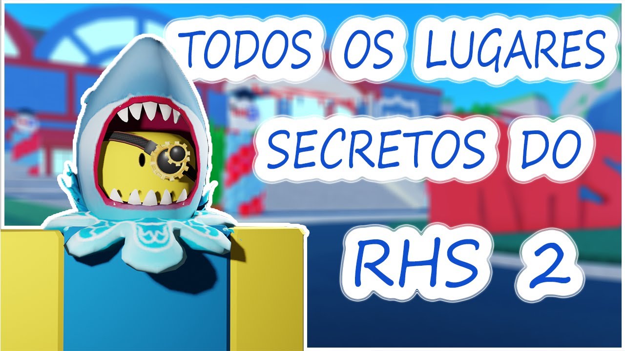 Mostrando todos os lugares secretos do jogo Roblox Highschool 2