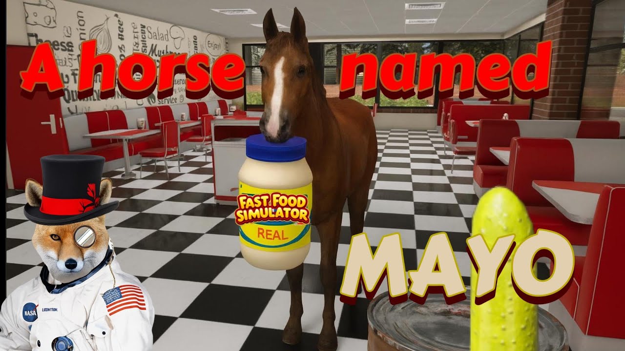 A horse named Mayo that nays