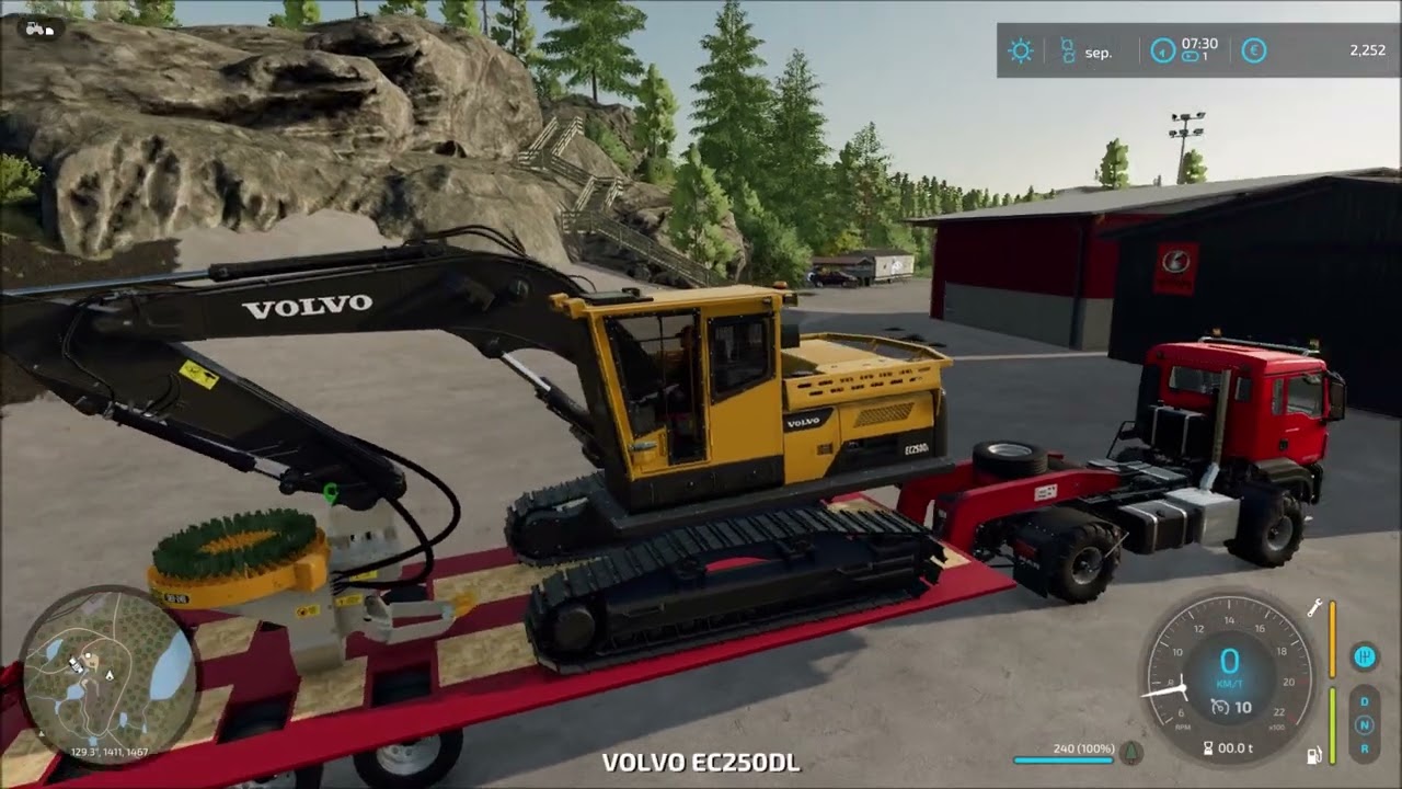 Farming Simulator 22. How to plant trees with Risutec SKB-240