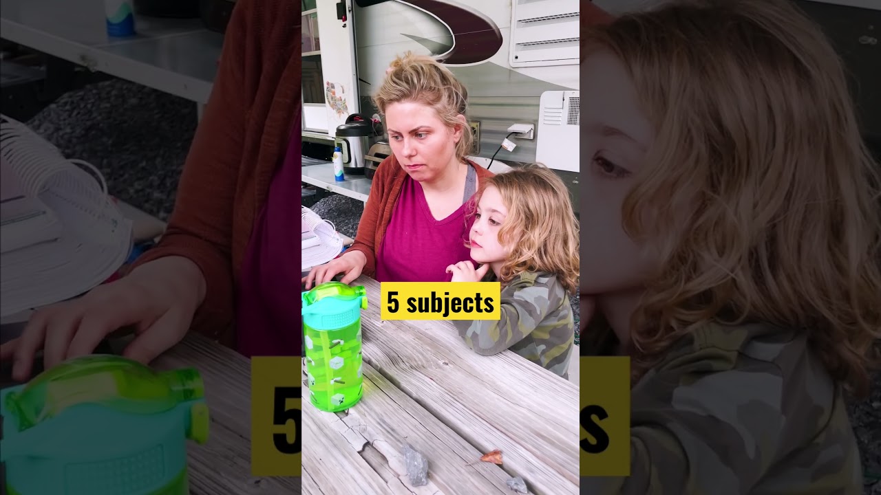 A typical ROAD SCHOOLING DAY for our full-time RV family!