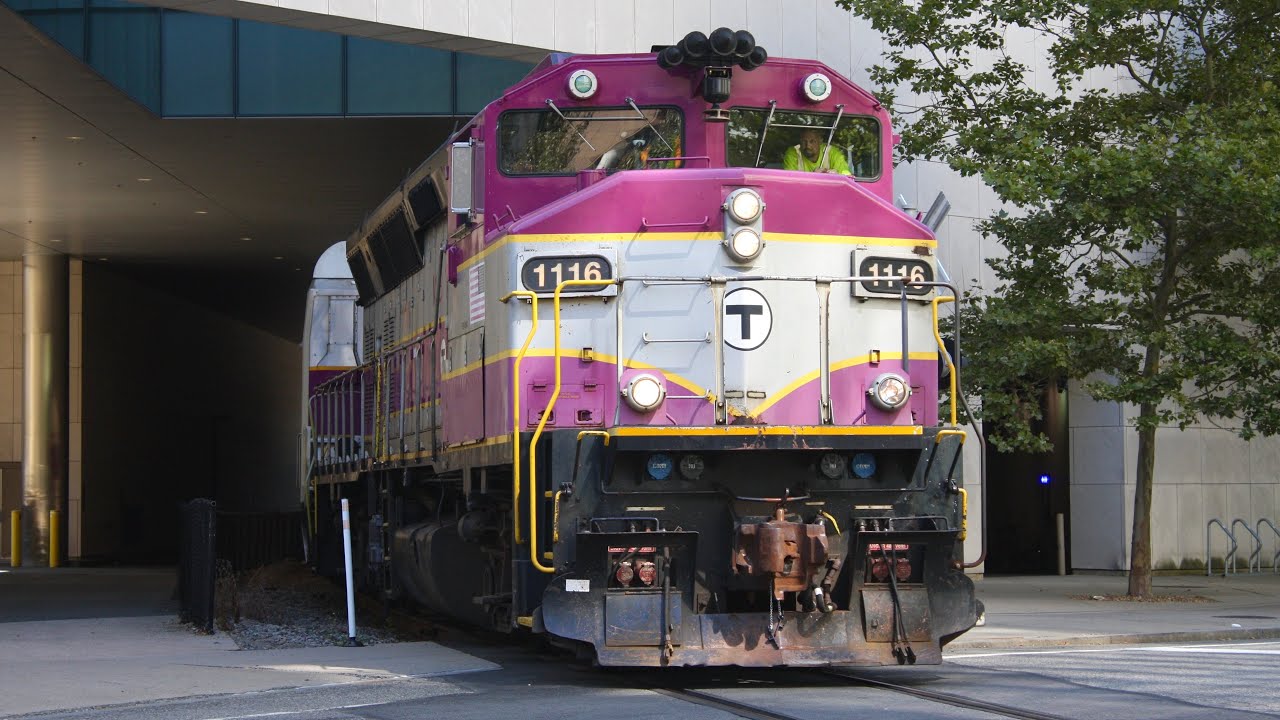 The MBTA Readville Switcher on the Grand Junction running track 9/15/2024