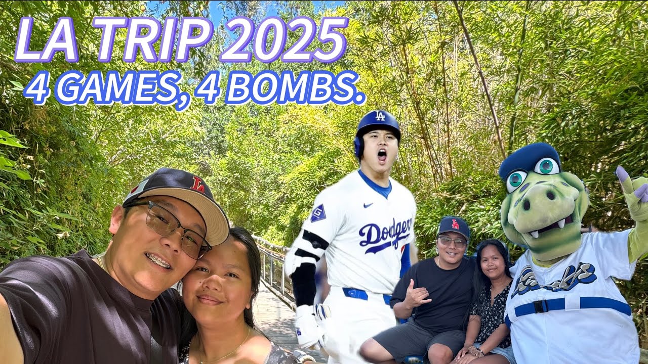 We Watched the Reigning MVP Shohei Ohtani at Dodger Stadium | Los Angeles Travel Vlog