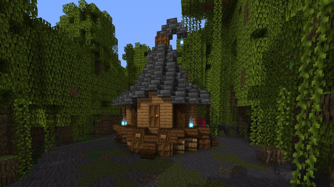 How to Build an Easy and Simple Witch Hut | Minecraft Tutorial 1.19.3