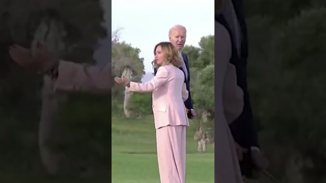 Joe Biden strangely wandered away during the G7 Summit in Italy.