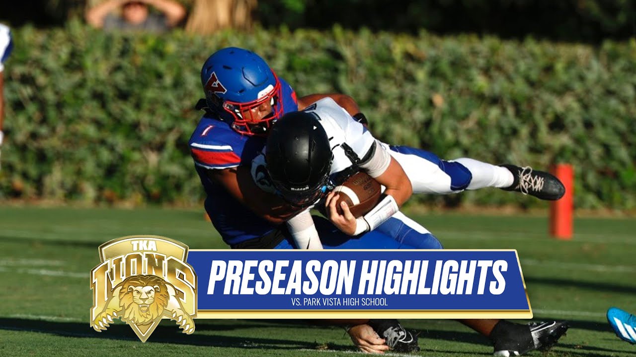 TKA WINS vs Park Vista | Football Highlights | Preseason Classic