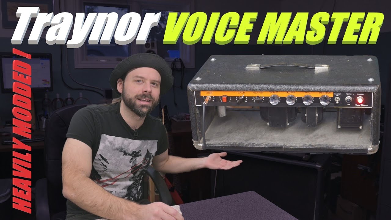 A Heavily Modded Traynor Voice Master.