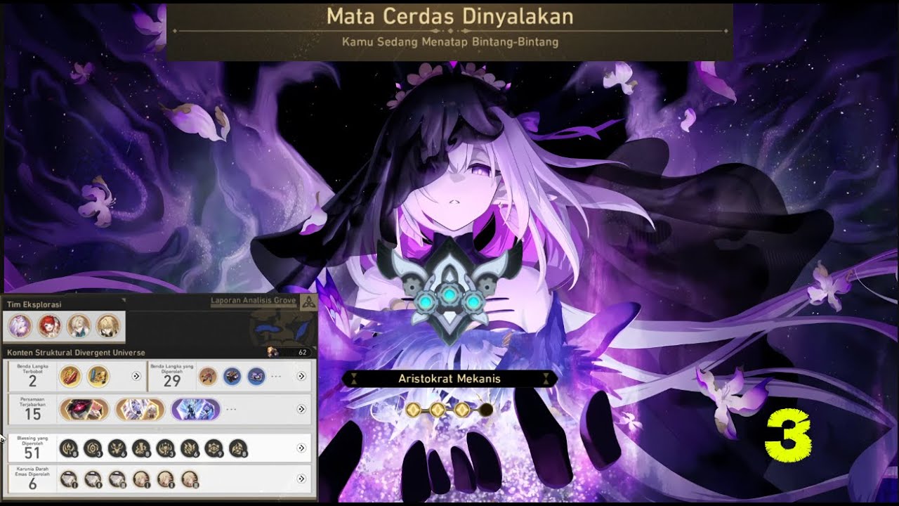 Gameplay Honkai Star Rail Divergent Universe Mode Divis Astronomi Protocol 6-3