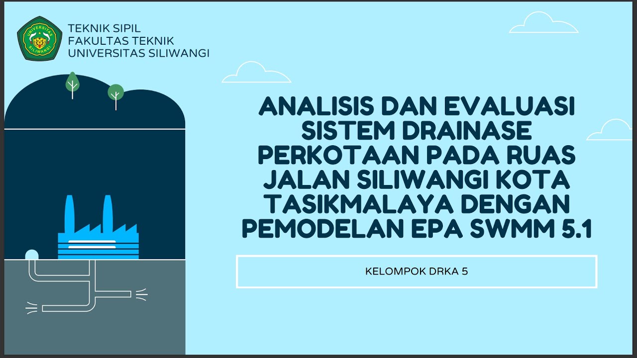 Drainase Perkotaan - Analisis dan Evaluasi Saluran Jalan Siliwangi dengan EPA SWMM 5.1