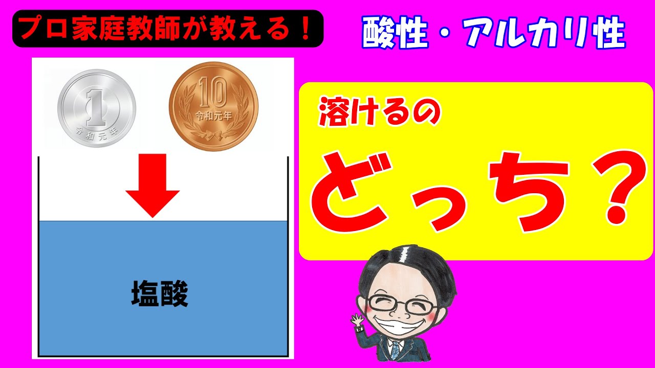 リトマス紙とBTB液の色が覚えられない？語呂合わせで超余裕です！酸性・アルカリ性の水溶液とその特徴！【中学受験理科】【基礎】