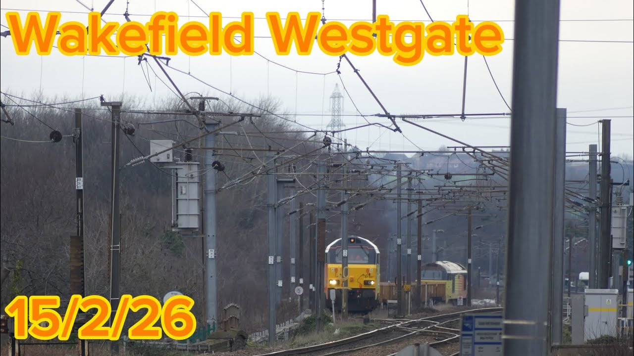 Thunderbirds are go! 67027 and 67023 head to clear a landslip on the ECML (15th February 2026)