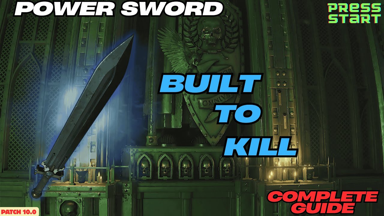Руководство по силовому мечу | Warhammer 40,000: Space Marine Power Sword — ваш путь через патч 10