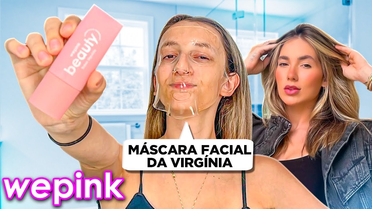TESTEI A MÁSCARA FACIAL DA VIRGÍNIA - SERÁ QUE É BOA?