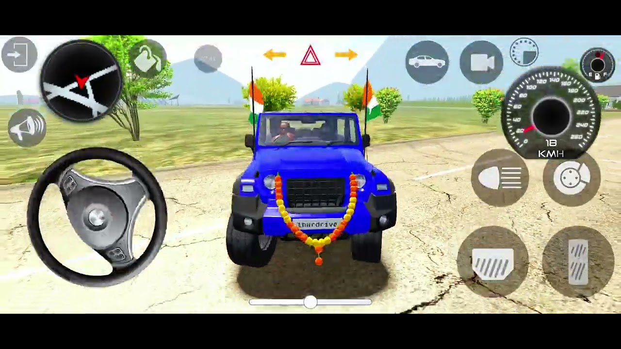 Modified Mahindra Thar Car Games: Indian Cars (Gadi Wala Game) - Car Game 2026 indan car simulator