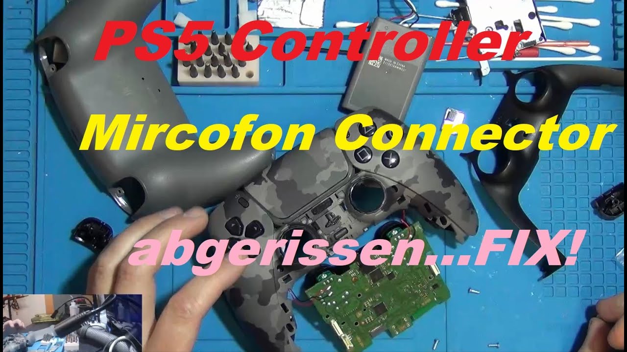 PS5 Controller beide Microfon Connectoren/Anschlüsse abgerissen