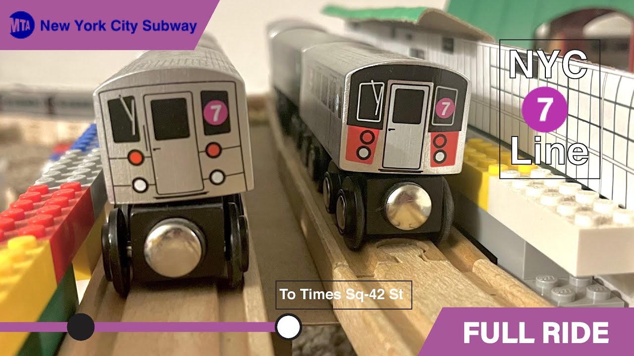 Munipals Subway: R188 (7) Train Full Ride: 74 St- Broadway To Times Sq- 42 St [EXCLUSIVE]