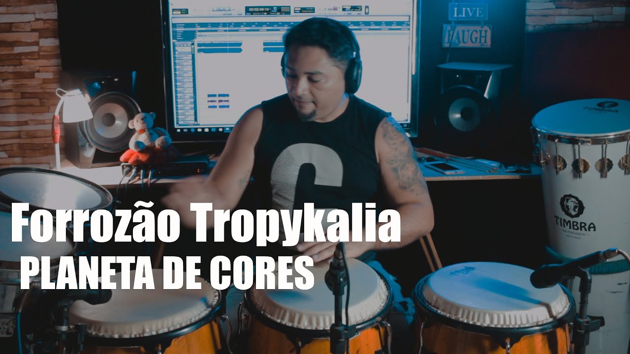 PLANETA DE CORES || Forrozão Tropykalia || PERCUSSÃO COVER || AntonioChina