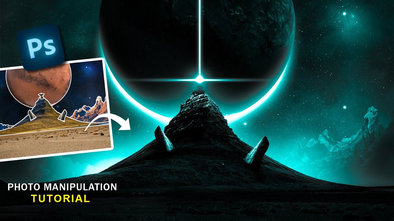 CREATE A BEACON OF LIGHT - Photo Manipulation Photoshop Tutorial