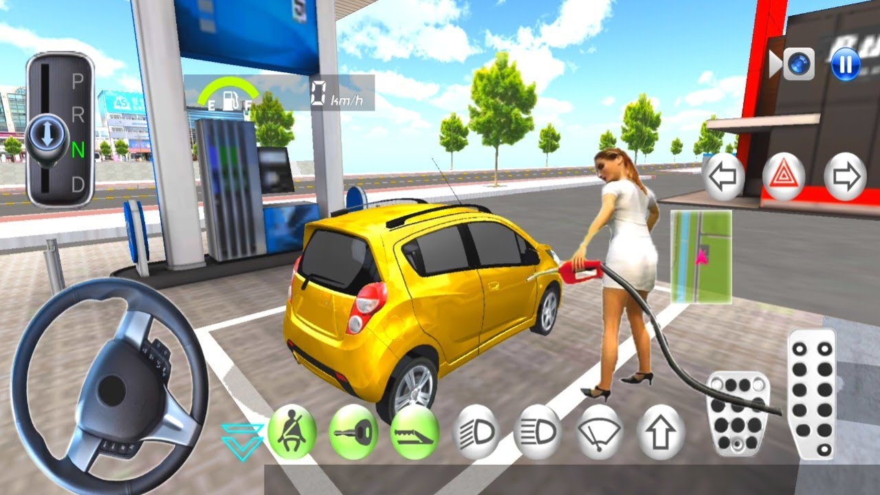 3D Driving Class Simulator - 3d car gas station - super Mini Car Android Gameplay