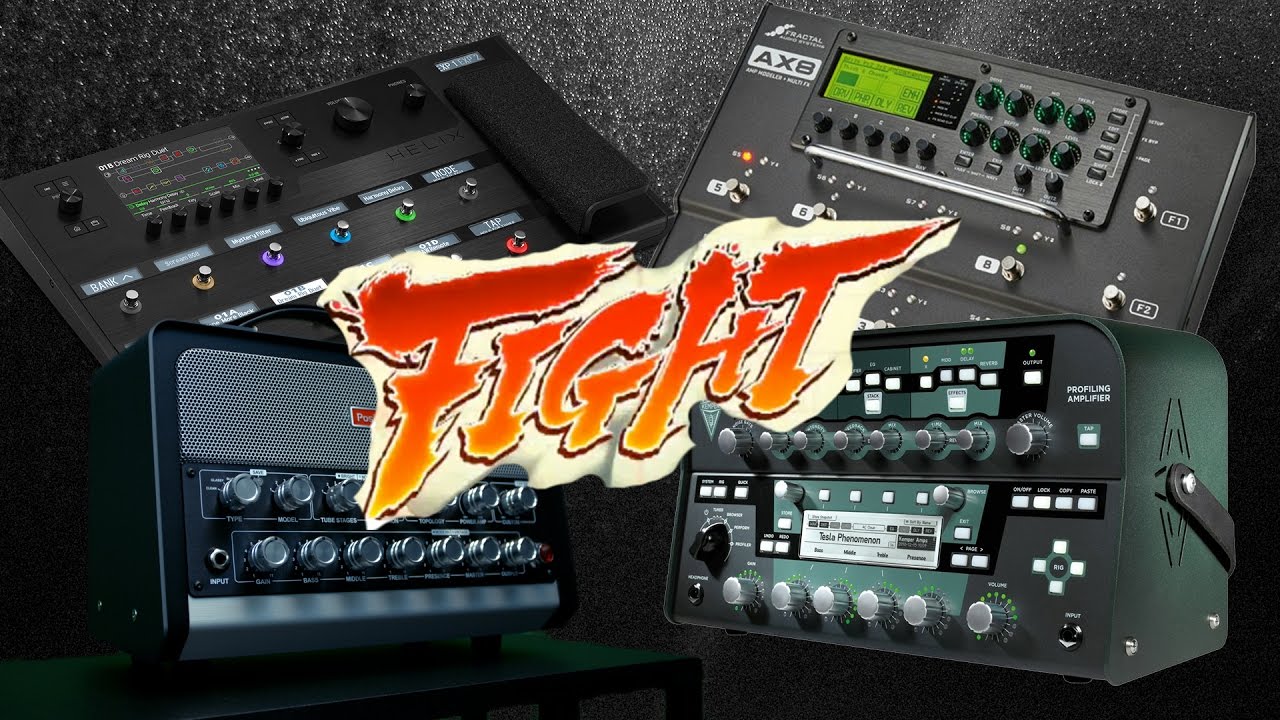 THE BIG 4 - Kemper vs. Helix vs. AX8 vs. Bias Head