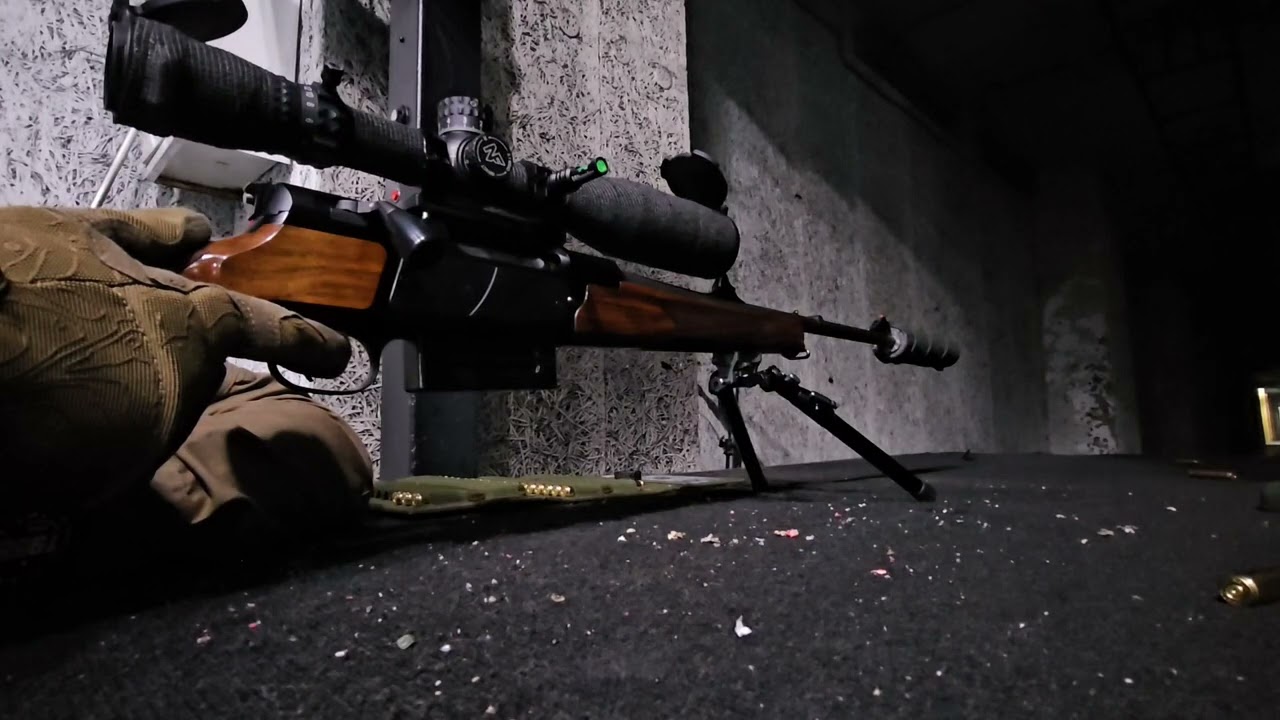 Выстрел из карабина Strasser RS14 (калибр 308win) с ДТК Циклон Airmaster #Strasser #StrasserRS