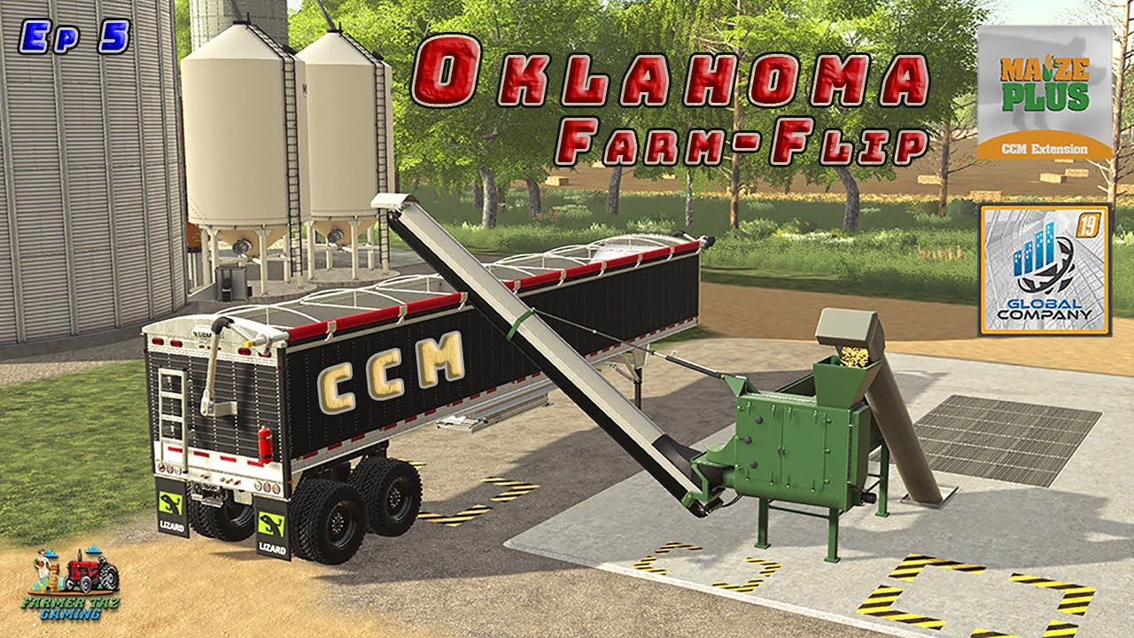 Corn Harvest into Ag Money | Ep 5 Oklahoma 4x | Farming Simulator 19
